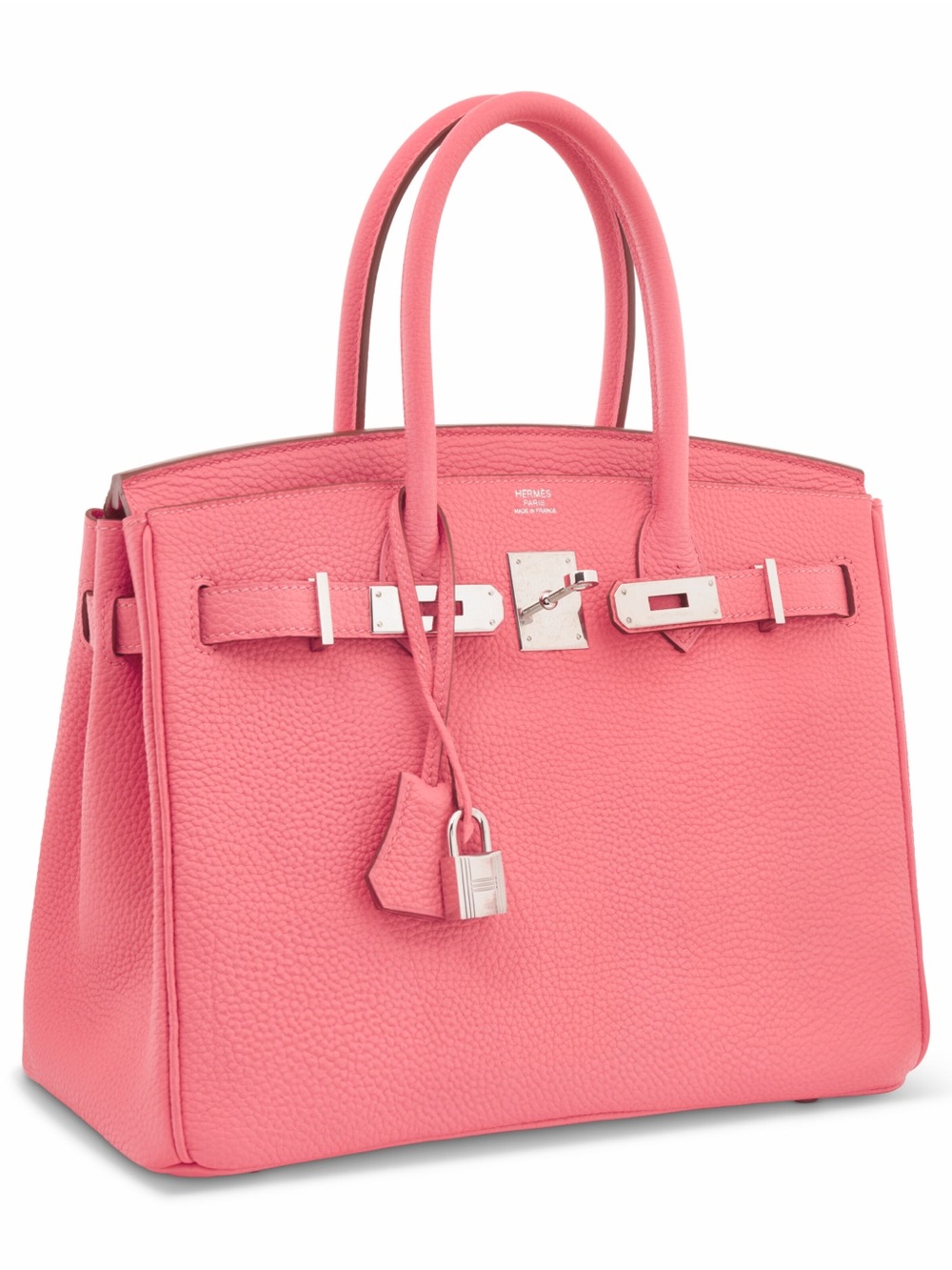 ROSE LIPSTICK TOGO LEATHER BIRKIN 30 WITH PALLADIUM HARDWARE Retourne